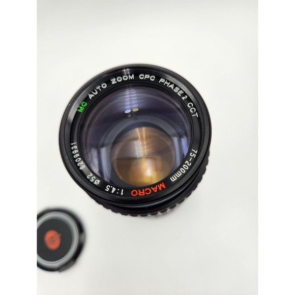 Vintage Genuine CPC Phase 2 CCT 75-200mm MC Auto Zoom LENS MACRO with Case-JAPAN - Picture 3 of 10
